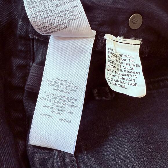 Madewell Skirt Size 28 Black Denim Maxi Front Slit - Picture 12 of 12